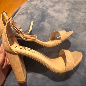 Lulus Nude Heels